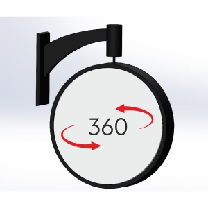 Aplik Ayaklı Daire Dönen Fener Tabela