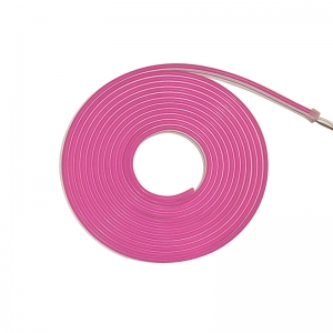 Neon Silikon Şerit Led 6mm Pembe 5 mt