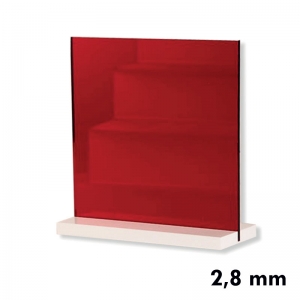 2,8mm Kırmızı Ayna Pleksi Levhalar