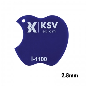 2,8mm Lacivert Pleksi Dökme Levhalar