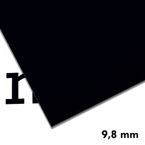 9,8mm Siyah Pleksi Dökme Levhalar