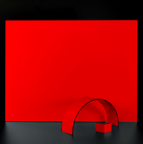 Kırmızı Kompozit Panel Saray Aluboard