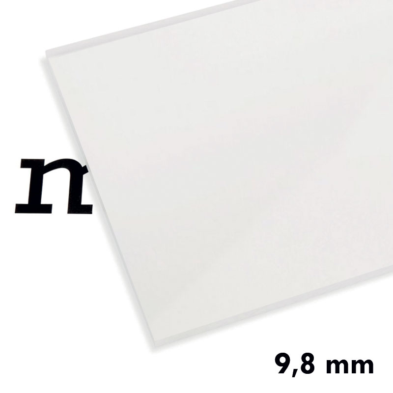 9,8mm Beyaz Pleksi Dökme Levhalar